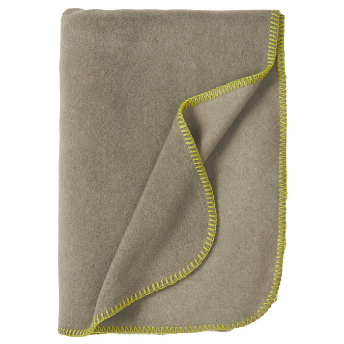 Eagle Products Decke LISSY, 160 x 200 cm, agave, Kammstich lime