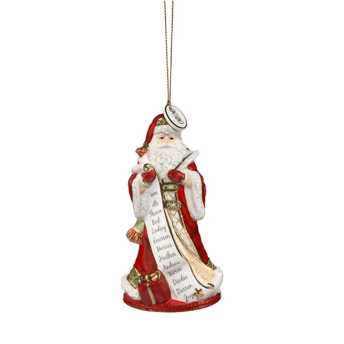 Goebel Fitz & Floyd Christmas Collection Jahresglocke Santa 2020 - Glocke