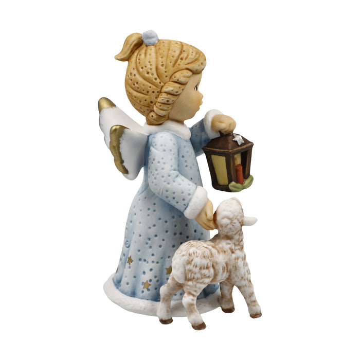 Goebel Heller Schein im Krippenstall Engel