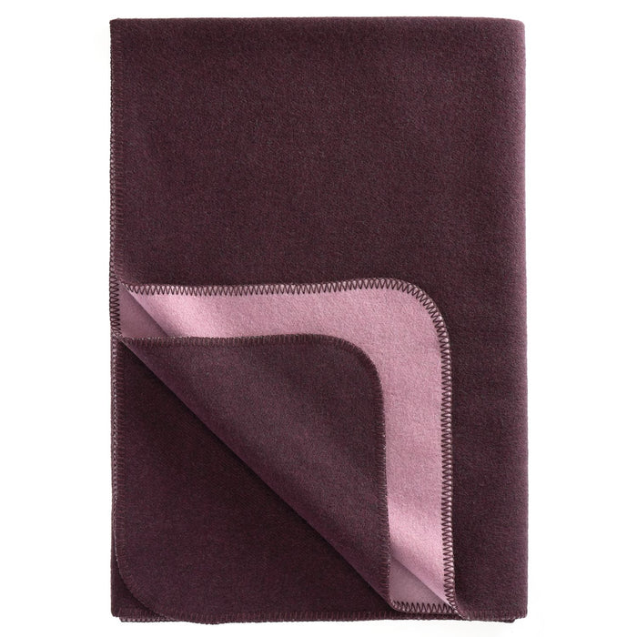 Eagle Products Decke DUO, 145 x 200 cm, mauve, dunkelbordo