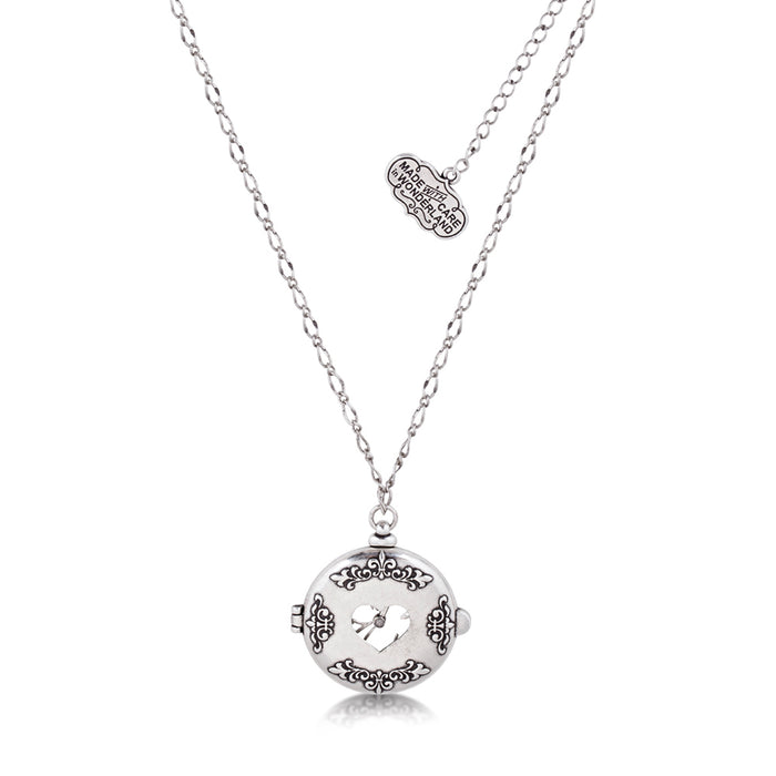 Taschenuhr - Halskette Medaillon Silber
