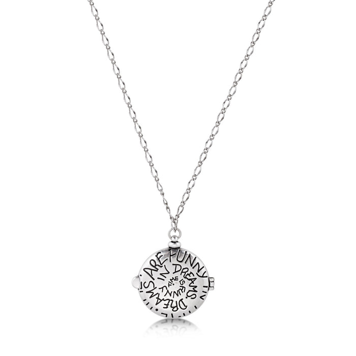 Taschenuhr - Halskette Medaillon Silber