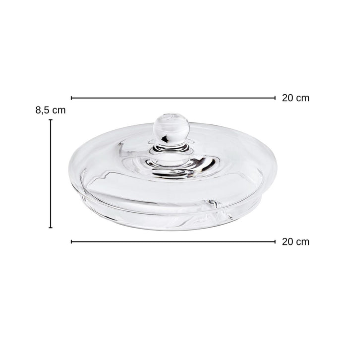 EDZARD Deckel Vigo für Glas 1245 H 8,5 cm