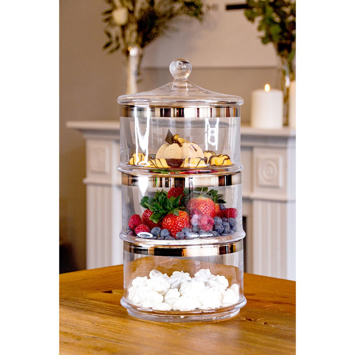 EDZARD Deckel Vigo für Glas 1245 H 8,5 cm