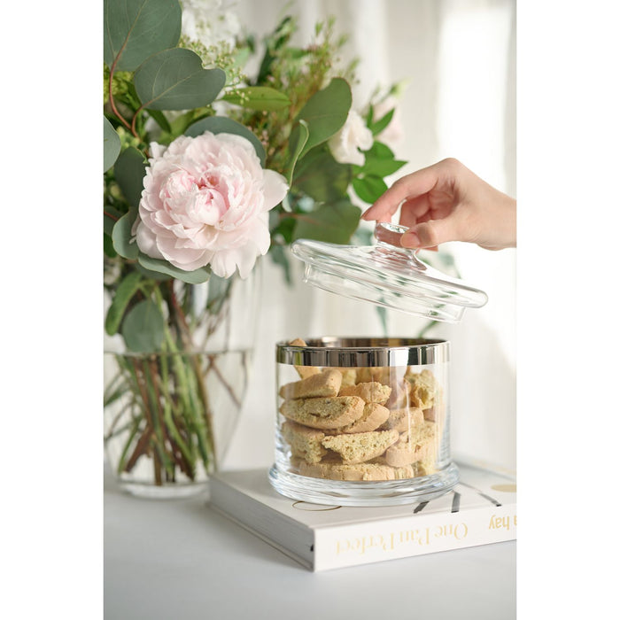 EDZARD Glasdose Erik H 18 cm D 15 cm