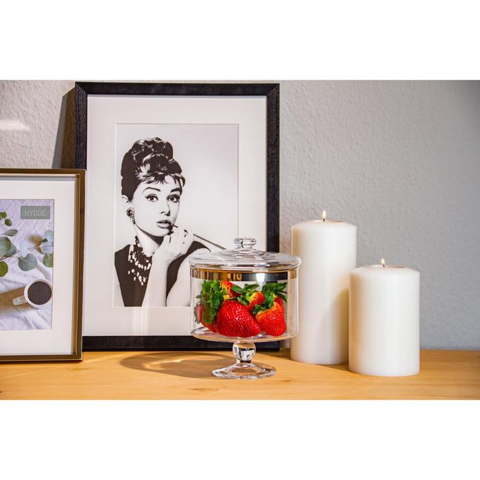 EDZARD Teelichthalter Cornelius Ø 10 cm / H 21 cm Pine