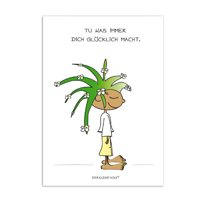 Goebel Postkarten Der kleine Yogi - "Glücklich" - Postkarte