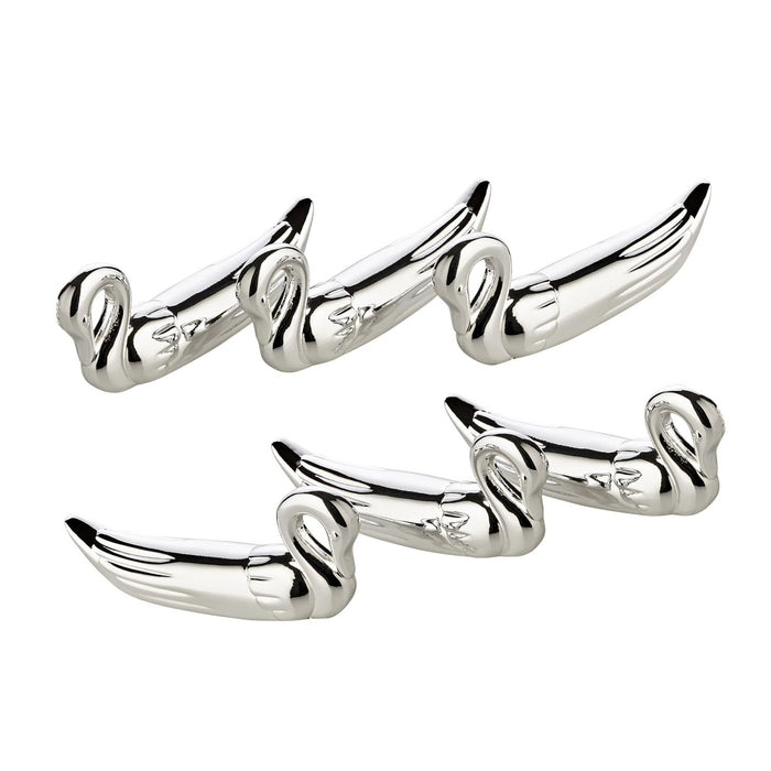 EDZARD Messerbank Schwan 6er Satz L 7 cm