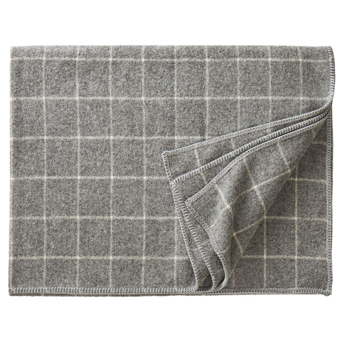 Eagle Products Decke Franz - native, 130x200 cm, mittelgrau, weiß