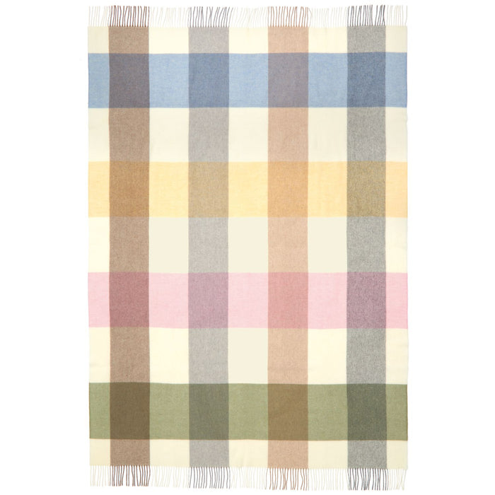Eagle Products Decke DUBLIN, 130x200 cm, weiß, khaki, rosa
