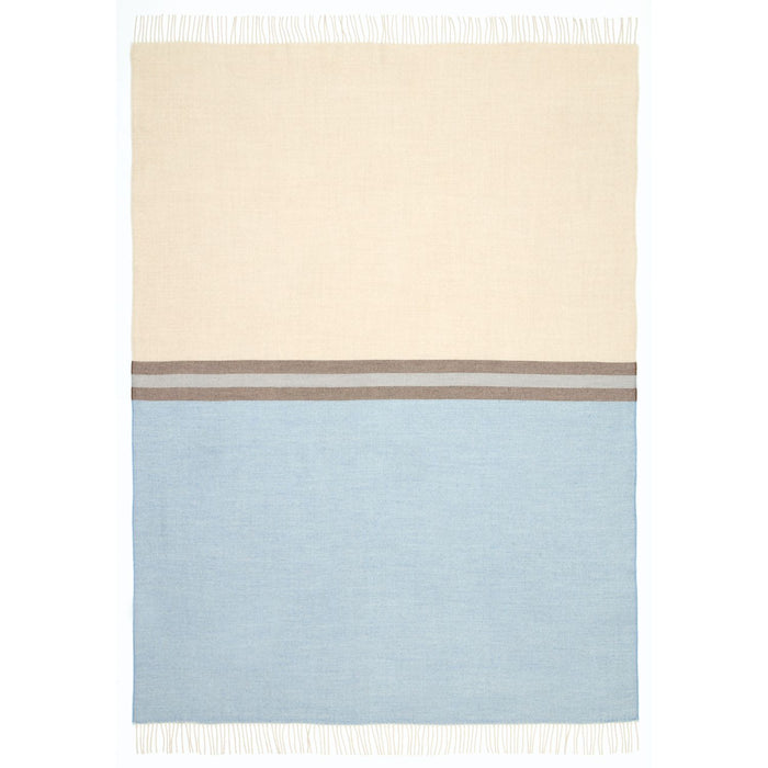 Eagle Products Decke MELBOURNE, 130 x 195 cm, hellblau, hellnatur