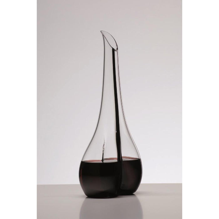 Riedel Black Tie Smile Dekanter Schwarz