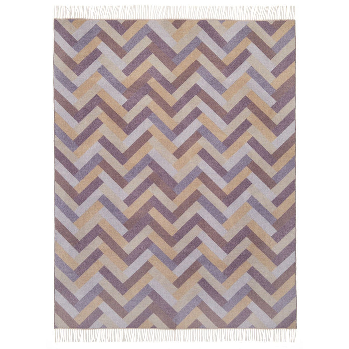 Eagle Products Plaid VIENNA, 135x195 cm, walnuss, hellblau, pflaume