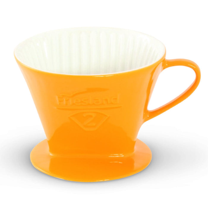 Friesland Kaffeefilter Gr. 2 Frieslandfilter Safrangelb