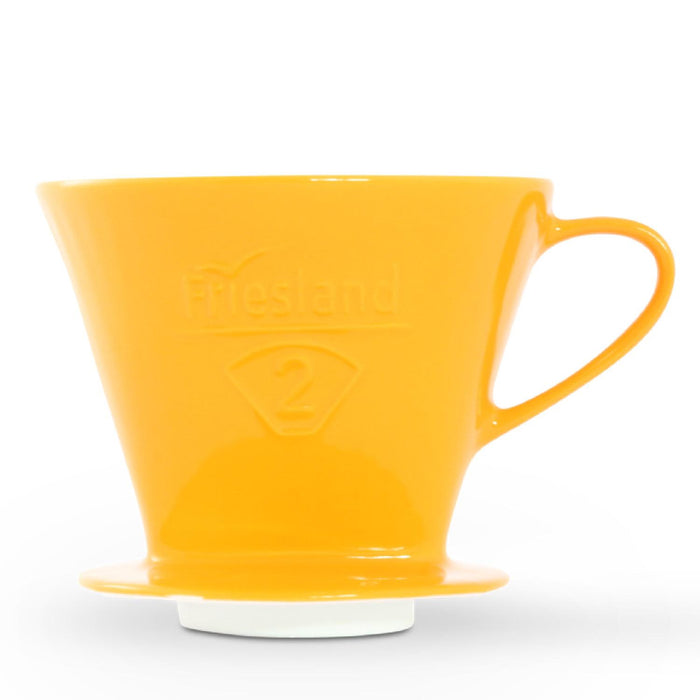 Friesland Kaffeefilter Gr. 2 Frieslandfilter Safrangelb