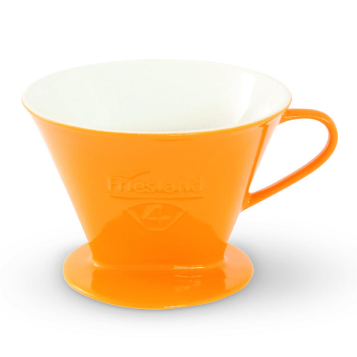 Friesland Kaffeefilter Gr. 4 Frieslandfilter Safrangelb