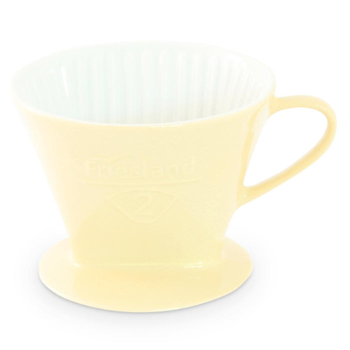 Friesland Kaffeefilter Gr. 2 Frieslandfilter Pastellgelb