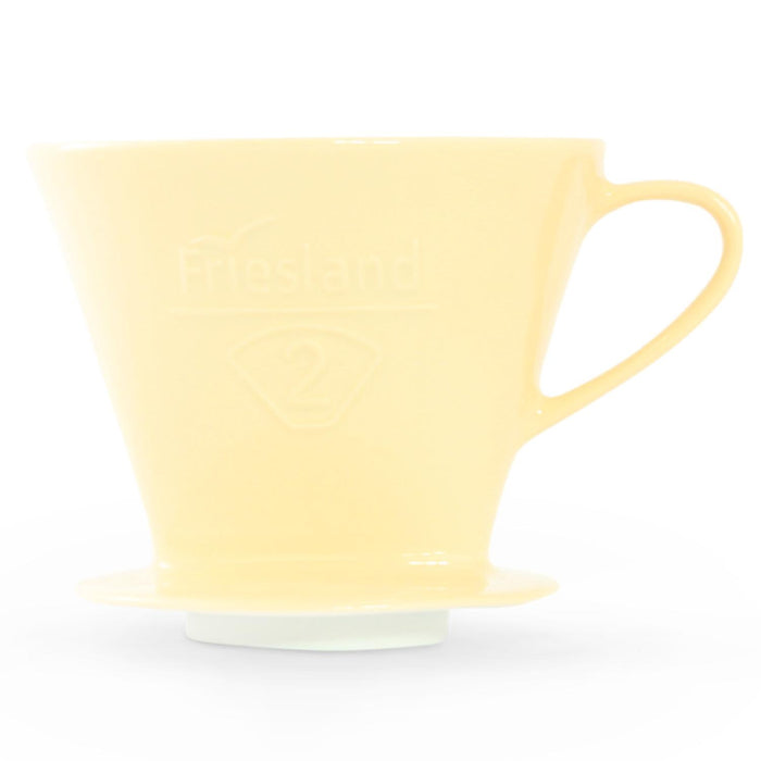 Friesland Kaffeefilter Gr. 2 Frieslandfilter Pastellgelb