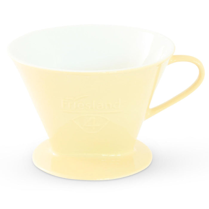 Friesland Kaffeefilter Gr. 4 Frieslandfilter Pastellgelb