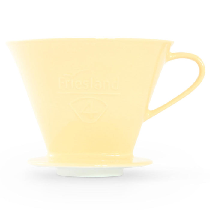 Friesland Kaffeefilter Gr. 4 Frieslandfilter Pastellgelb