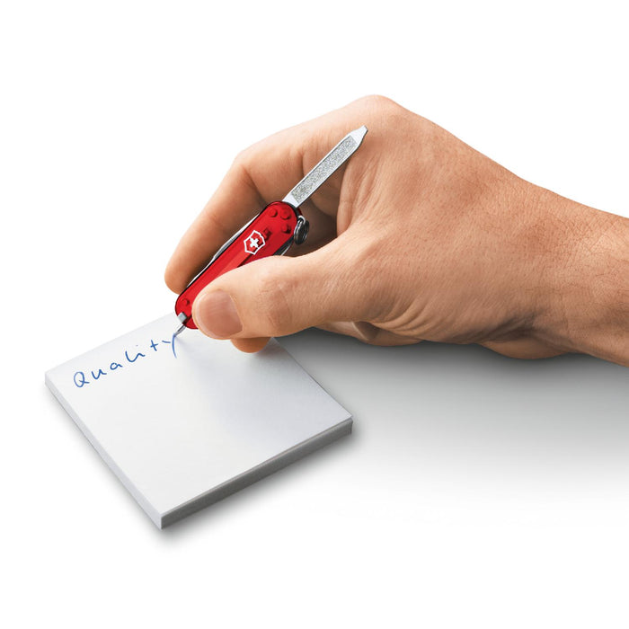 Victorinox Signature, Rot transparent