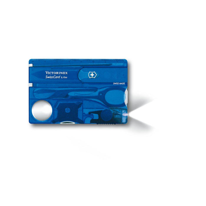 Victorinox Swiss Card Lite, Blau transparent