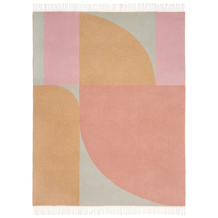 Eagle Products Decke COPENHAGEN, 135x195 cm, mauve, kamel, salbei