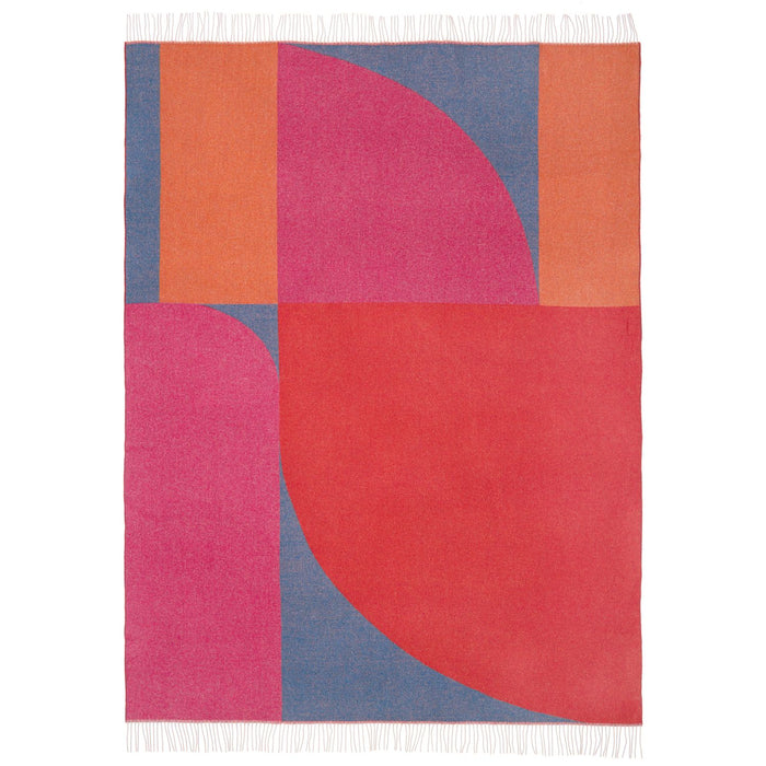Eagle Products Decke COPENHAGEN, 135x195 cm, orange, cranberry, petrol