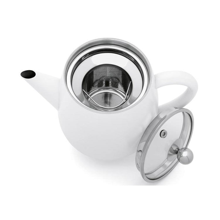 Teekanne Duet EVA matt weiß