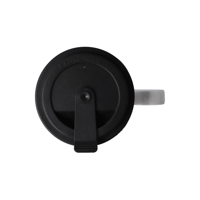 Kaiser weiß mit Henkel Künstlertasse mit Deckel