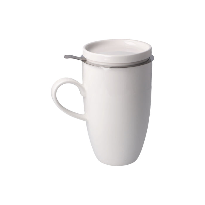 Kaiser weiß Teetasse mit Deckel und Sieb