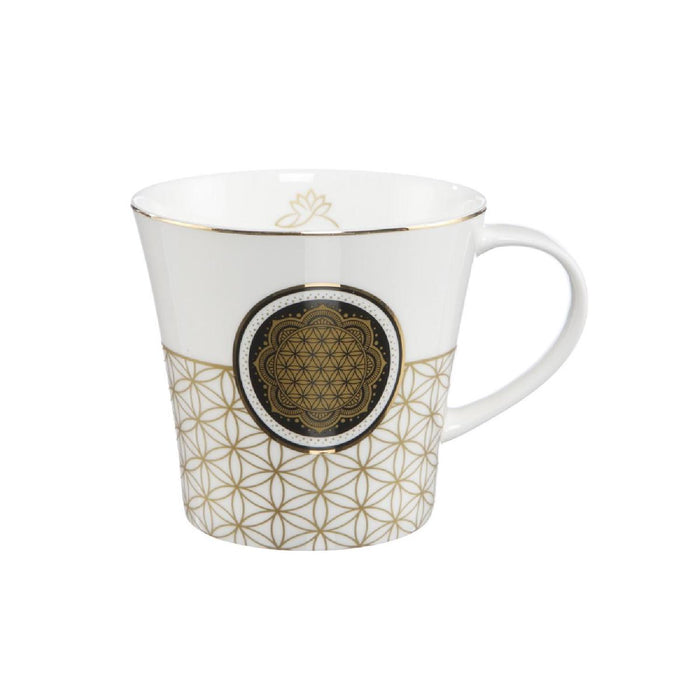 Goebel Yin Yang Blume des Lebens weiß - Coffee-/Tea Mug