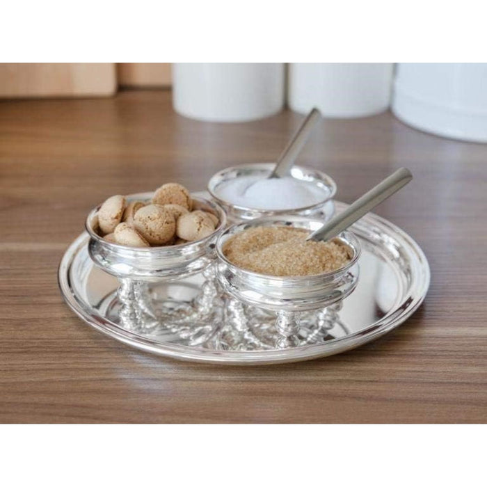 EDZARD Tablett Pipe Ø 22 cm