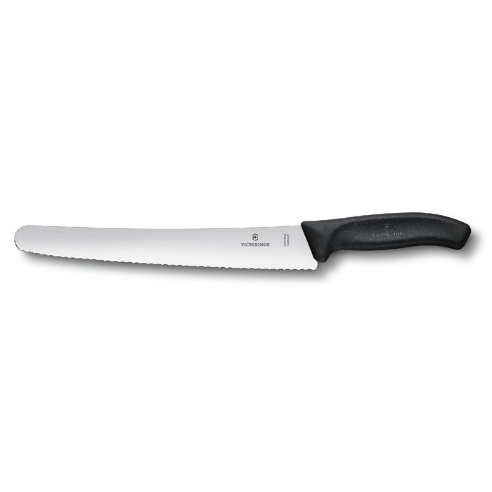 Victorinox Swiss Classic, Konditormesser, Wellenschliff, 26cm, schwarz, G