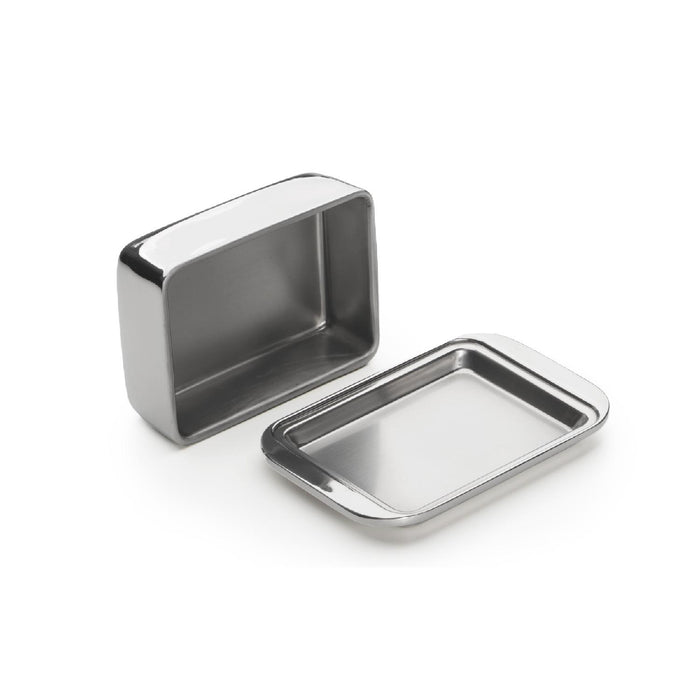 Butterdose aus Edelstahl, doppelwandig