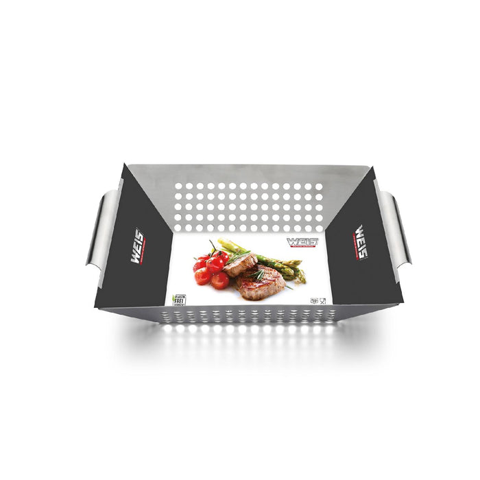 Weis Grillkorb aus Edelstahl 30 x 30 cm