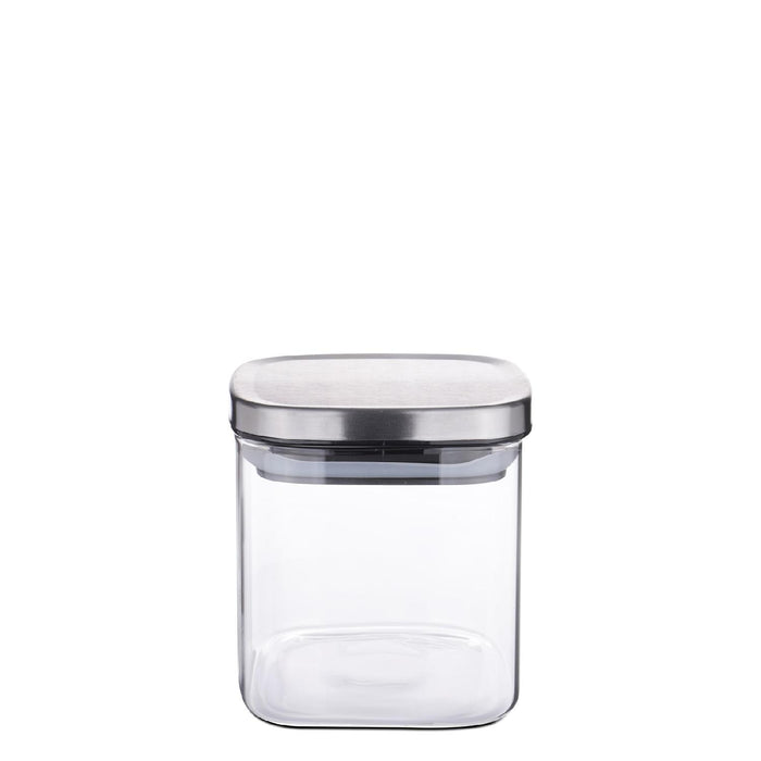 Vorratsdose Borosilikatglas eckig 600 ml