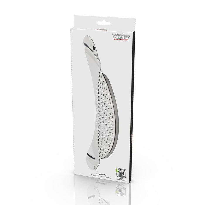 Abgießhilfe aus Edelstahl