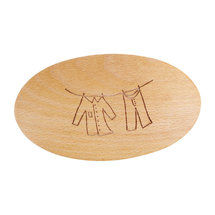 Redecker Wäschebürste, Buche, helle Borste