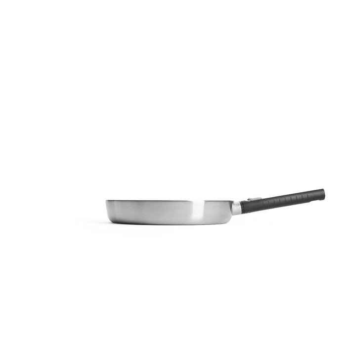 Woll, Logic Steel Flachpfanne, Ø 28 cm, 5 cm hoch, mit abnehmbarem Stiel, Induktion