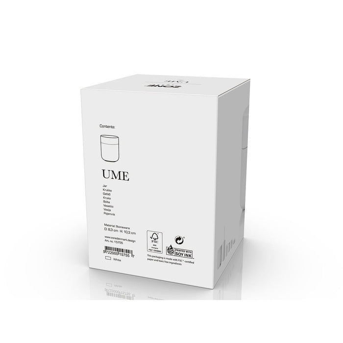 Zone Denmark Gefäss mit Deckel Ume White