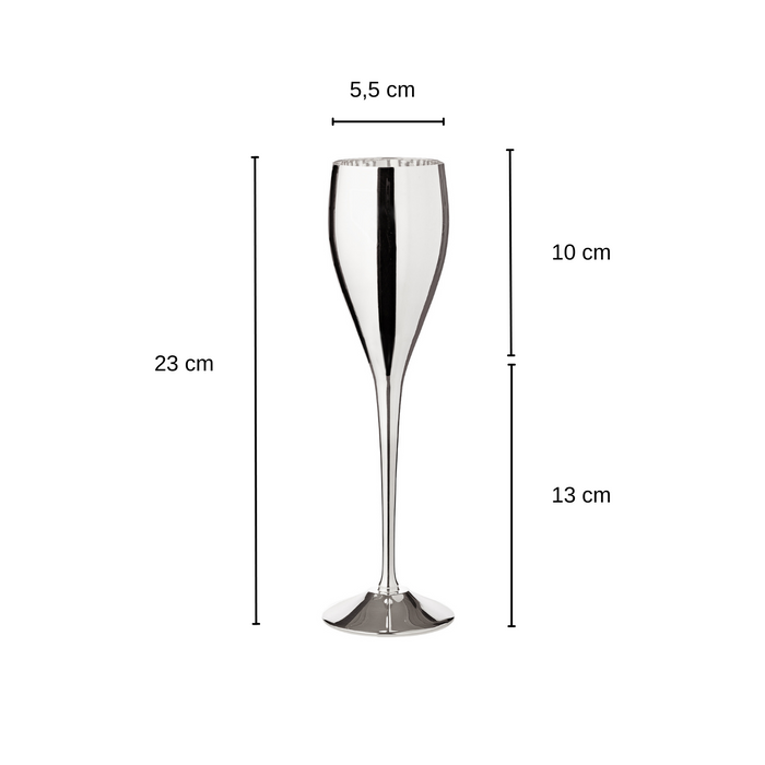 EDZARD Sektkelch Dodo 4er Set H 23 cm