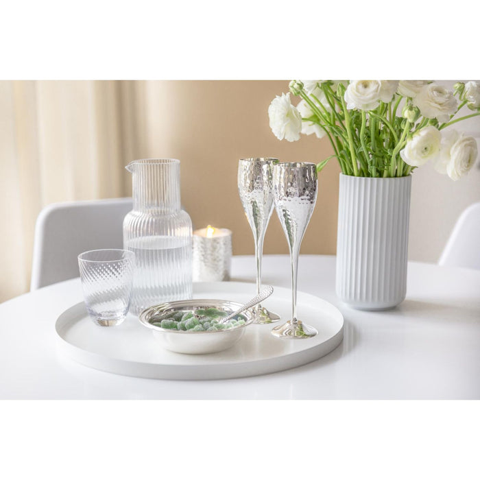 EDZARD Sektkelch Dodo gehämmert 2er Set H 23 cm