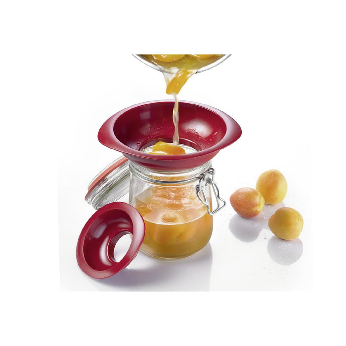 Einmachtrichter »Twix«, rot, PP