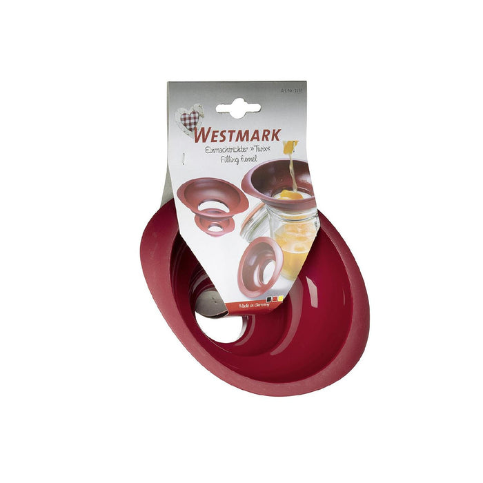 Einmachtrichter »Twix«, rot, PP