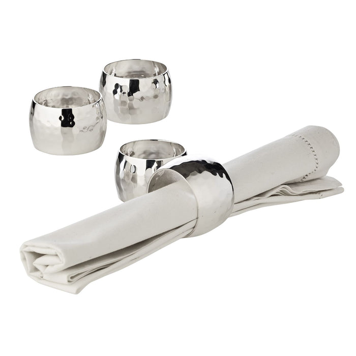 EDZARD Serviettenringe Flux 4er Set Ø 4cm