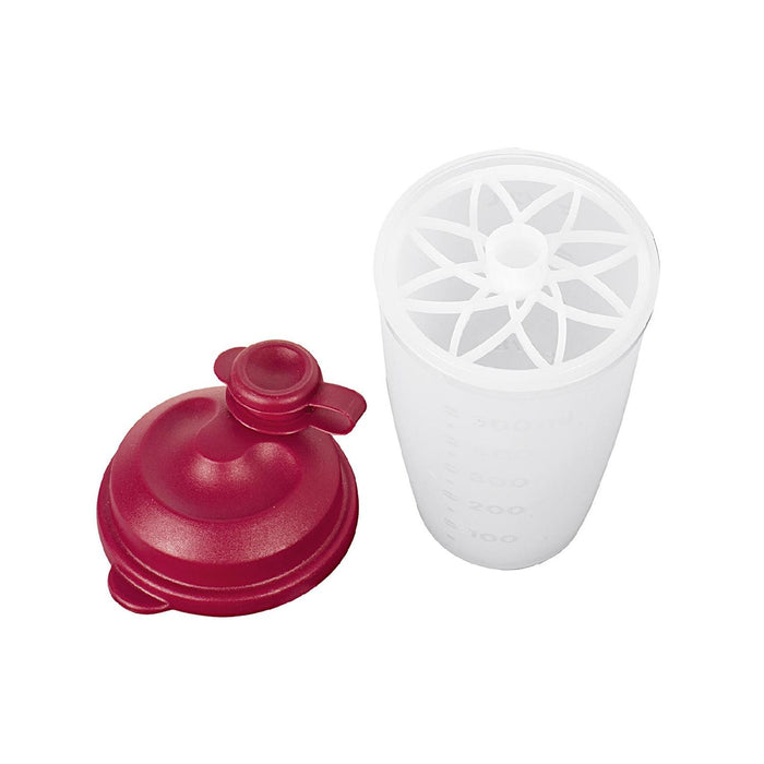 Dressingshaker »Mixery«, 0,5 l, rot