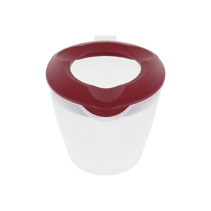 Rührbecher mit Deckel, »Helena«, 1,4 l, rot