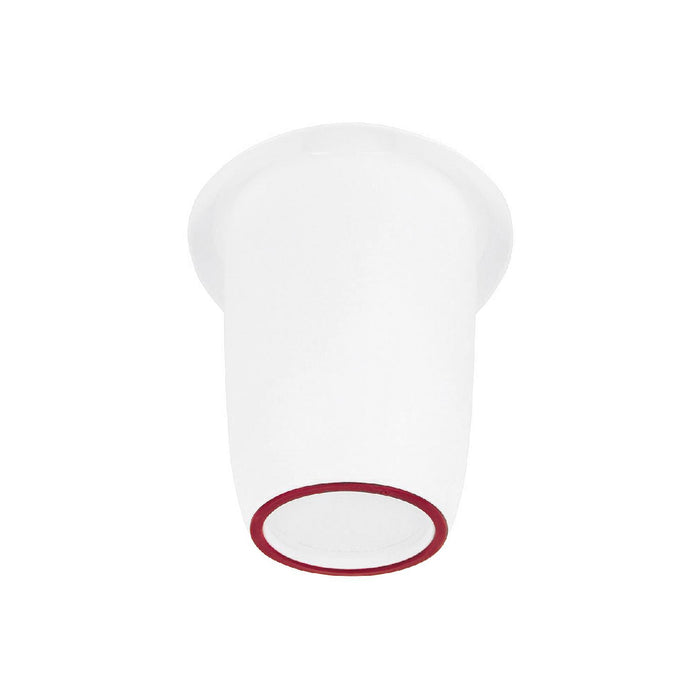 Quirltopf mit zweigeteiltem Deckel, 1 l, rot