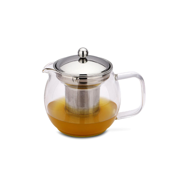 Weis Teekanne aus Borosilikatglas mit Teefilter 0,6 L